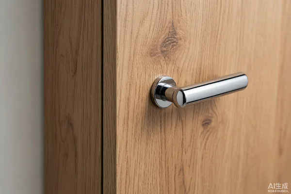 PVC film cabinet door with synchronized wood grain embossing