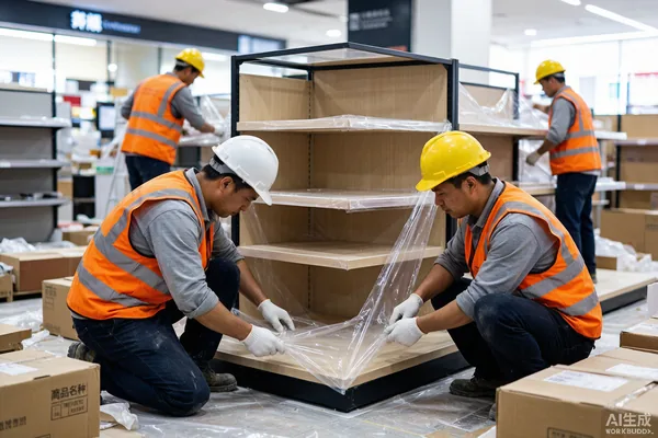 Custom-printed PVC decorative film rolls for retail brand fixtures