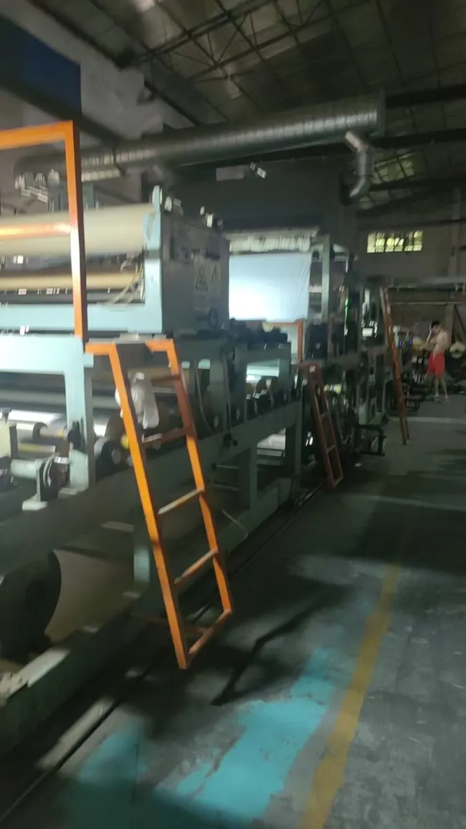 GONGDA PVC film production line running in our China factory